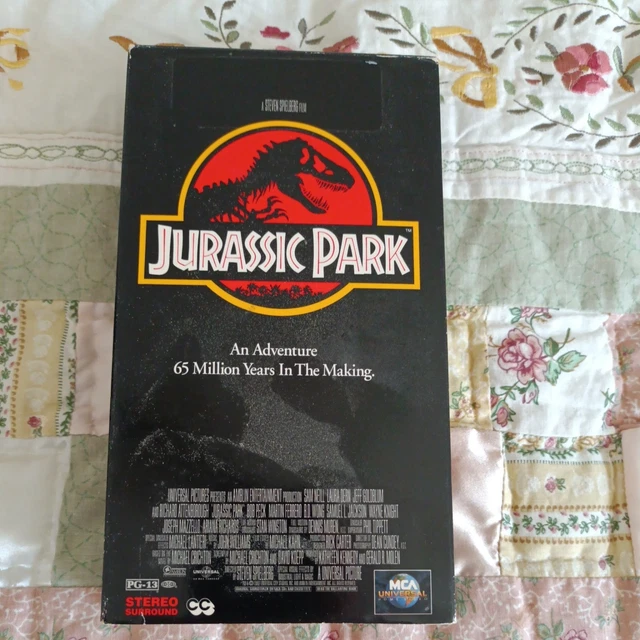 JURASSIC PARK VHS Movie 1993 MCA Universal Studios Super Nice Condition ...