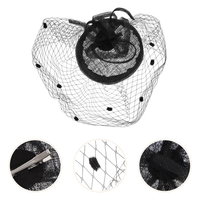 Cappello da sposa copricapi decorativi per il velo cilindro donna