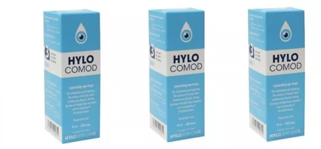 Gotas lubricantes para ojos HYLO COMOD, hialuronato de sodio Ursapharm