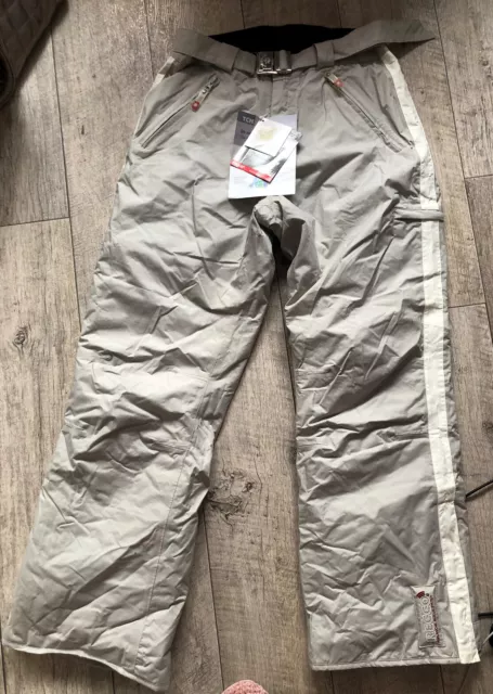 Damen Schneehose Skihose Hose TCM Beige Weiß 38/40 M/L Snowboardhose Tchibo NEU