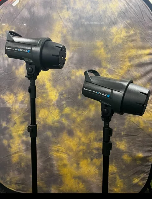 Studio Lighting - Elinchrom D-Lite RX Set of two with stands