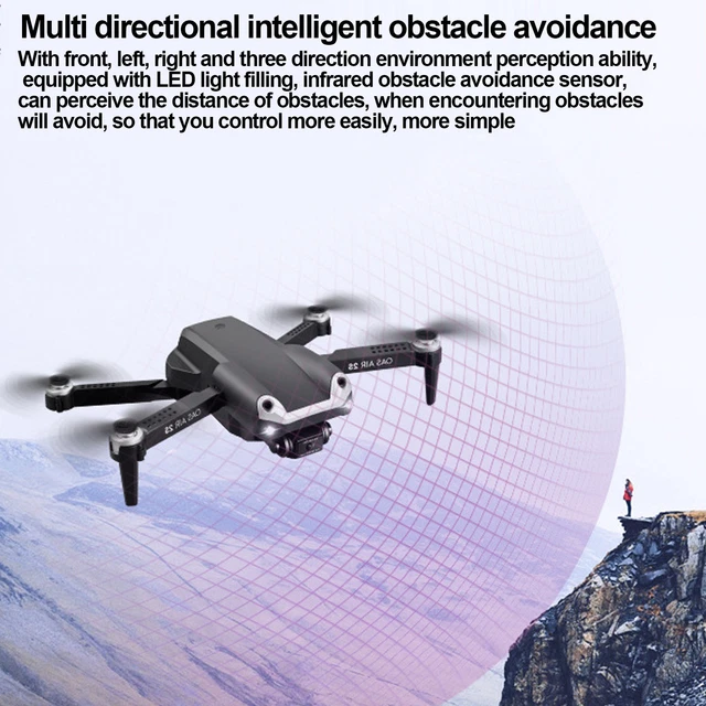 Foldable RC Aircraft With 4 Axis Infrared Light Obstacle Avoidance 4K HD Por FST