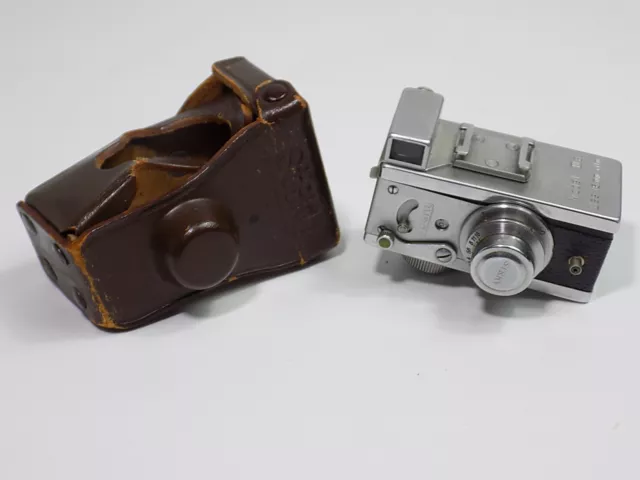 Vintage Riken Steky Model IIIB Subminiature Spy Camera Use 16mm Film Filmkamera