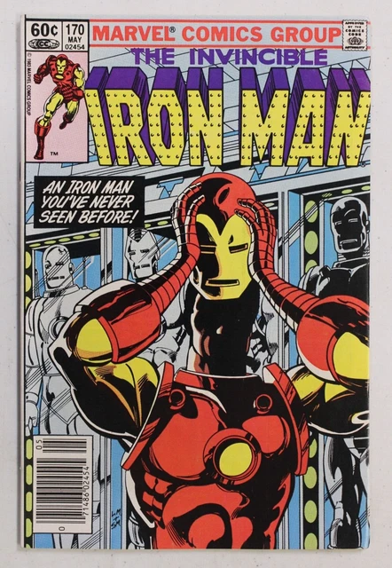 Iron Man #170 Invincible VF Marvel 1983 KEY 1st app James Rhodes as Iron Man