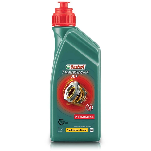 Castrol 1 Litro Transmax Atf Dx Iii Multivehicle Olio Cambio Automatico