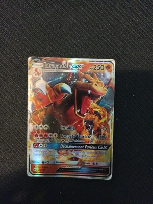 carte pokemon dracaufeu gx 250 