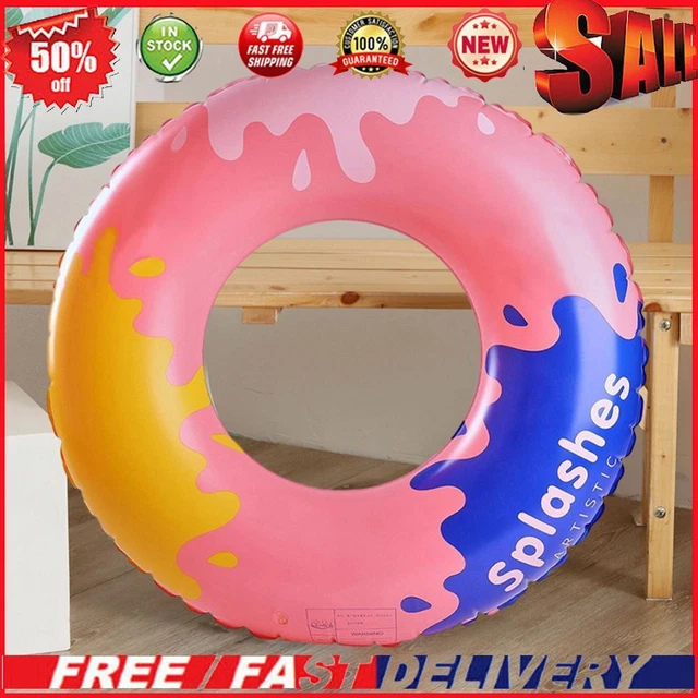 Pool Floats Tube Thicked PVC Water Play Swim Ring Soft Sturdy for Beach Vacation