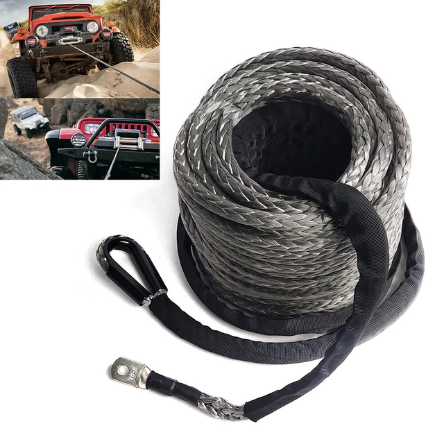 10mm * 30m Windenseil Kunststoffseil Seil-Winde Synthetikseil Winch Rope Neu DHL