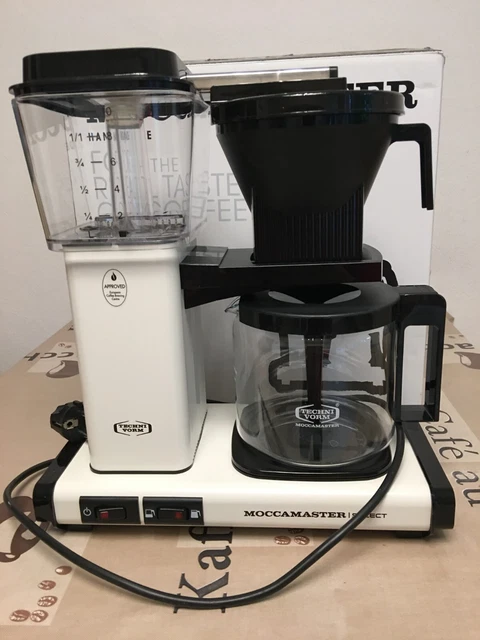 (C) Tchibo Moccamaster KBG Select Kaffeemaschine Retro Filterkaffee Off-White