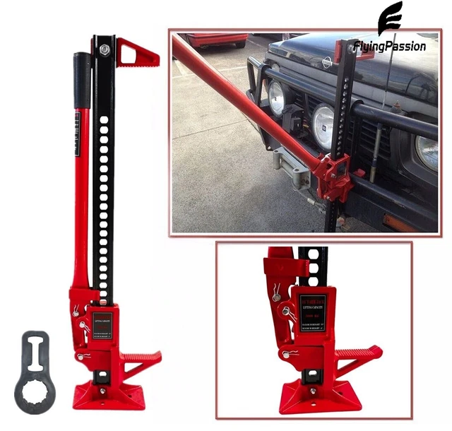 33" High Lift Ratcheting Off Road Utility Farm Jack 6000lbs / 3Ton Capacity