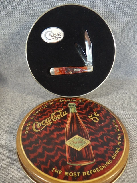 Case XX Knife Coca Cola Commemorative Small Coke Bottle 6225 ½ SS W/ Tin, BNIB!