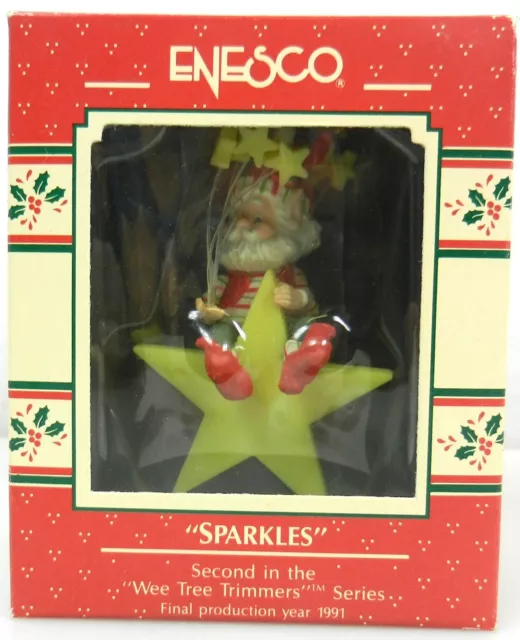 Enesco "2ND WEE TREE TRIMMERS SERIES" #561843 "Sparkles" Ornament - NIB ~ T268