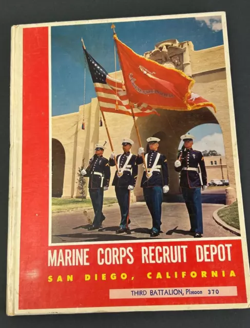 Vintage US Marine Corps Recruit Depot San Diego Yearbook