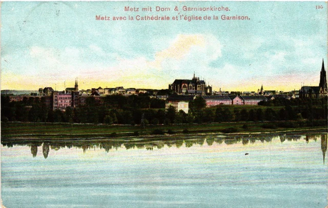 CPA AK METZ mit Dom & Garnisonkirche METZ avec Cathédrale et l'Église (455158)