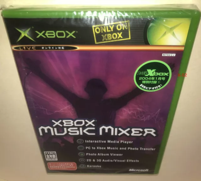 Xbox Live Music Mixer game music karaoke (for JAPAN only) vintage XBOX game