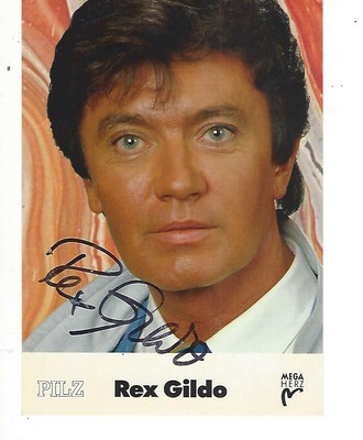 AUTOGRAMM-KARTE REX GILDO, original-signiert EUR 3,00 - PicClick DE