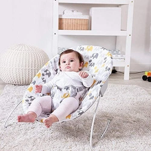 Bounce Chair With Elephant Pattern Red Kite Bambino Bouncer