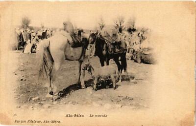 CPA ak he has 8 ain-sefra-the market Algeria (764643)