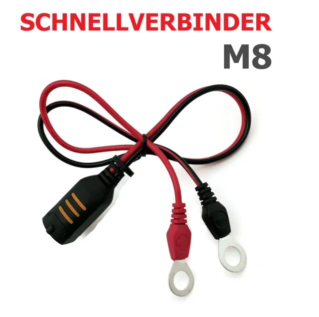 CTEK M8 Schnellkontakt Kabel 56261 für MXS5.0 MXS10 XC0.8 XS0.8 XS4003 MXS3.6