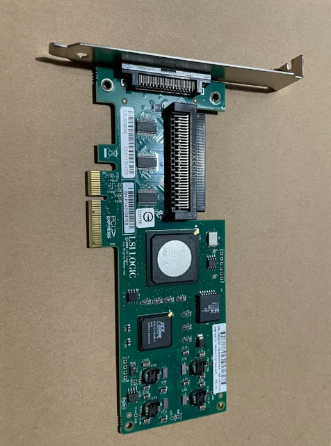 LSI Logic SCSI LVD/SE Controller PCI Express X4 LSI20320IE 439946 - Foto 4