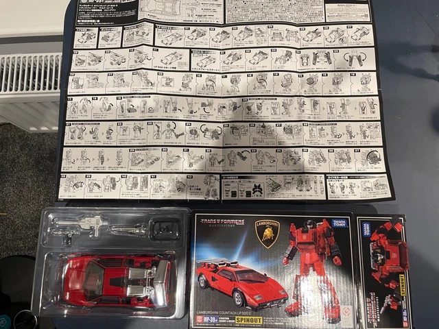 TRANSFORMERS MASTERPIECE SPINOUT MP-39+ Lamborghini Countach £96.00 ...