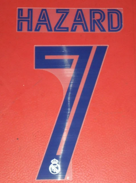 Flocage Officiel Real Madrid Hazard 7 – Third 2019/2020, Neuf Sans Boîte