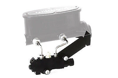 Black Disc/Drum Proportioning Valve w/ Bracket/Lines for Wilwood Master Cylinder
