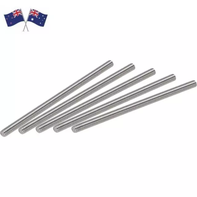 5Pcs 304 Stainless Steel Fully Threaded Rod Bar Studs