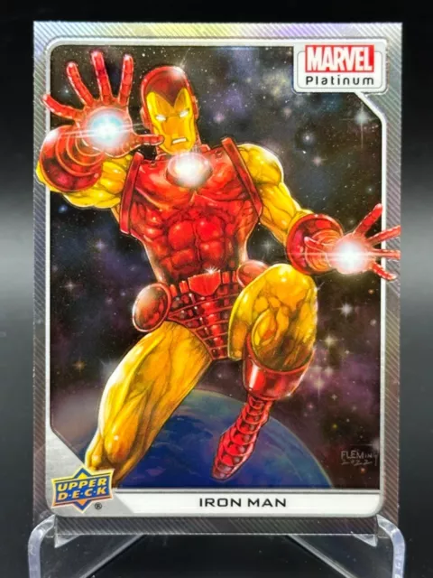 2023 UD Upper Deck Marvel Platinum IRON MAN #34 RAINBOW