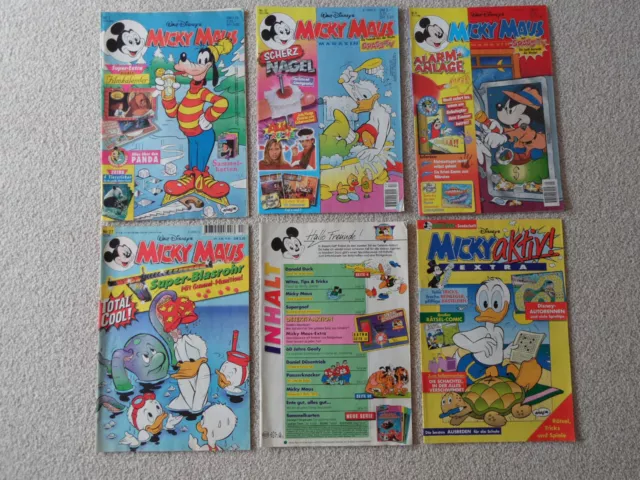 Micky Maus Walt Disneys (6 Hefte)