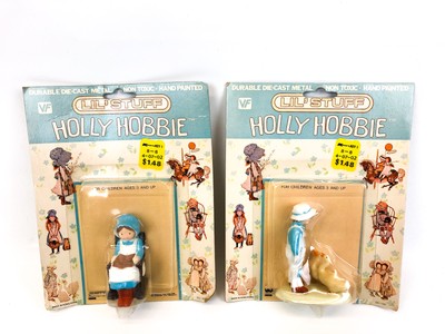 Vintage Holly Hobbie Lil Stuff Diecast Rocking Chair Ducks Figurines Vanity Fair