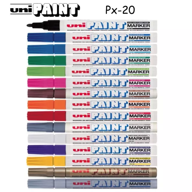 UNI-BALL UNIBALL PX-20 Large Paint Marker Pen - Many Colours Available