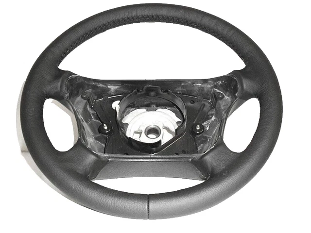 Couvercle De Volant En Cuir Pour Land Rover Freelander 2 (à Partir De 2006) - Noir - Neuf L'ArtePelle
