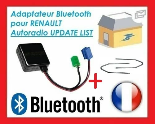 Câble Audio Mp3 Pour Autoradio Renault (Scénic 2, Kangoo, Clio...) - Connecteur 6 Broches