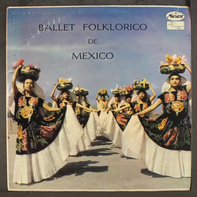 VARIOUS: ballet folklorico de mexico MUSART 12" LP 33 RPM