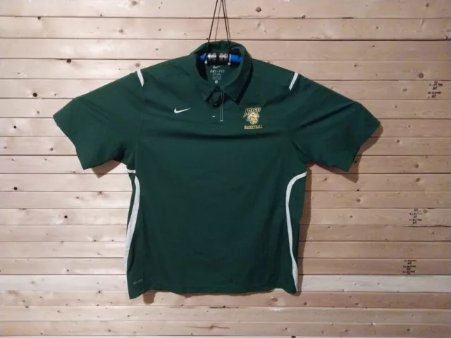 North Dakota State Bison Basketball Polo Shirt by Nike NDSU NCAA XL Light Weight