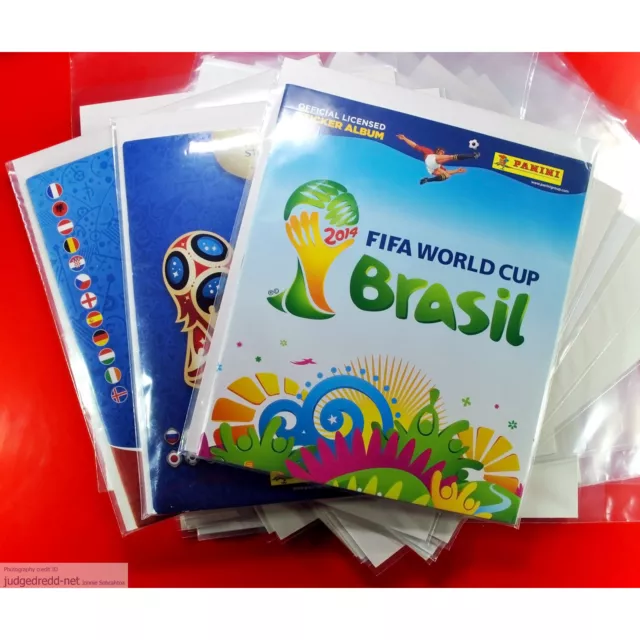 Soccer Sticker Album Bags and Boards. (Panini Topps Collecting) x10  Size2