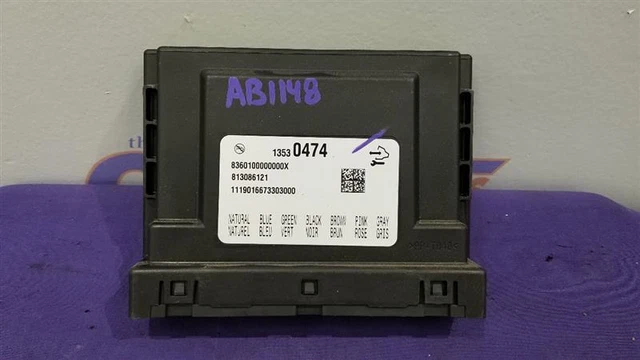 19 Chevy Silverado 1500 Bcm Body Control Module 2.7L 13530474
