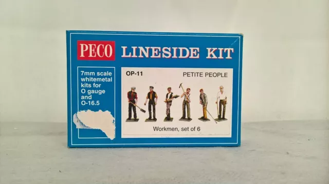 Peco OP-11 Petite People Workmen, Set of 6 O Gauge **NEW**