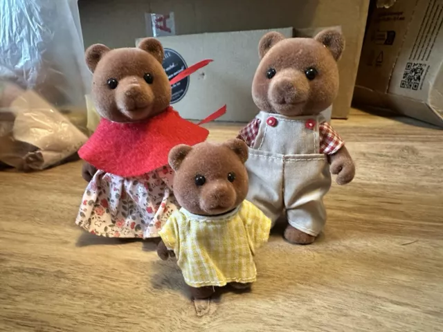 VINTAGE 1987 Tomy original Sylvanian Families brown bear figures rare spares 7.99 PicClick UK