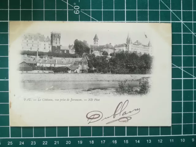 Sd107 CPA Be Circa 1900 - Pyrenees L'Atlantique Pau - Castle Seen of Jurançon