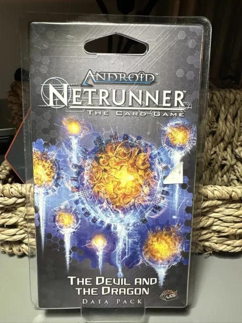 Android Netrunner DEVIL AND THE DRAGON Data Pack FFG OOP LCG Rare. New & Sealed.