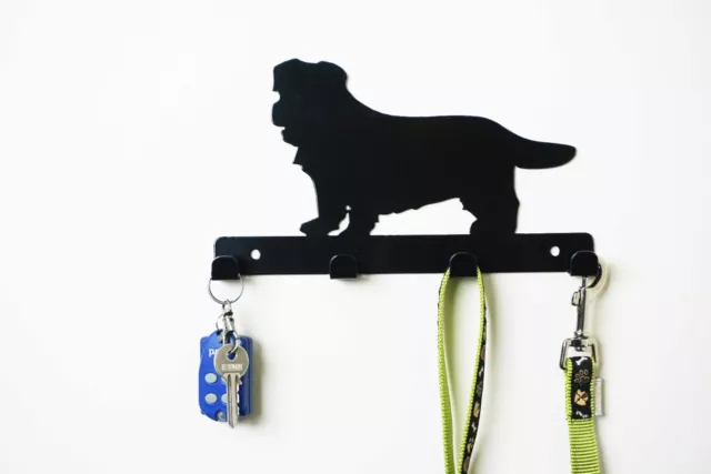 Norfolk Terrier - Dog Lead / Key Hanger, Holder, Hook (metal)