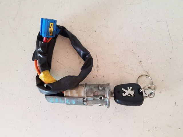 Blocco Blocchetto Di Avviamento Con Chiave Peugeot 206 1.1 B 44Kw 2002