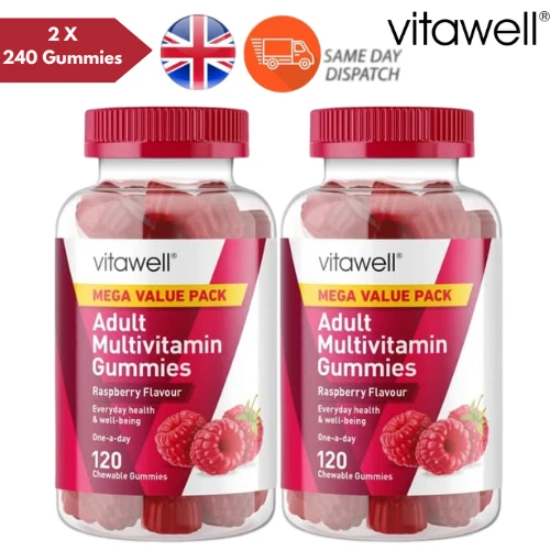 VITAWELL MULTIVITAMIN FOOD Supplement 120 Gummies Immune System Packs