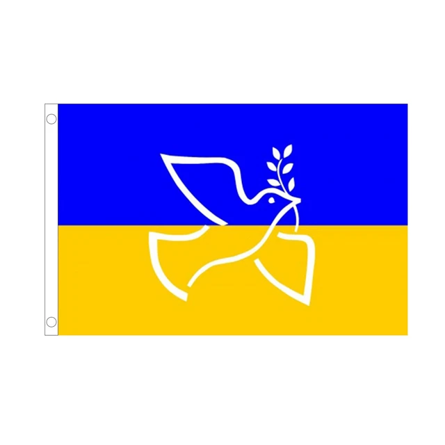 AZ FLAG Flagge Frieden Blau – 90x60 Cm, 100% Polyester, Mit Metallösen, Für Innen & Außen