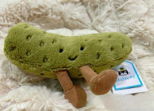 JELLYCAT PICKLE PLUSH Toy Amuseables Green with Tags BNWT Soft Best ...