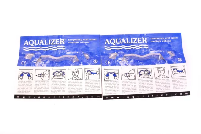 2 piezas Aqualizer Medium Volume para quejas de CMD tamaños normales de mandíbula
