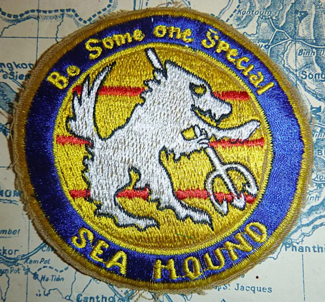 SEA HOUNDS - Be Someone Special, Patch - VNMC 3rd Marines - Vietnam War - M.633