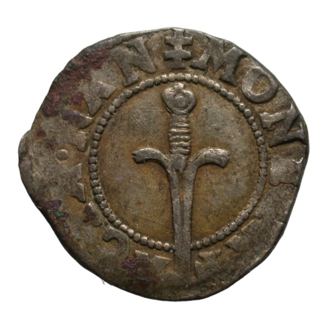 France 1508-1544 1/2 Gros Sword Medieval